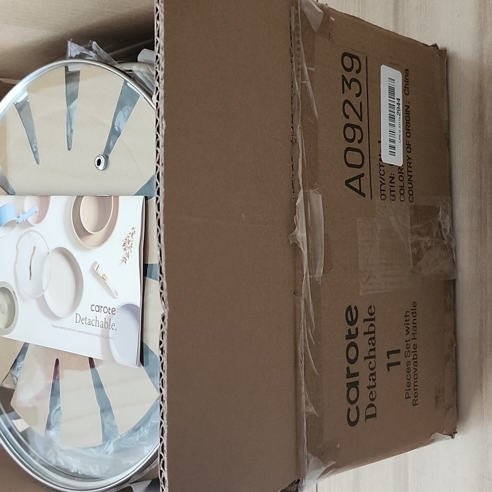 Carote Detachable 11 Piece Set (Click,cook,stack)